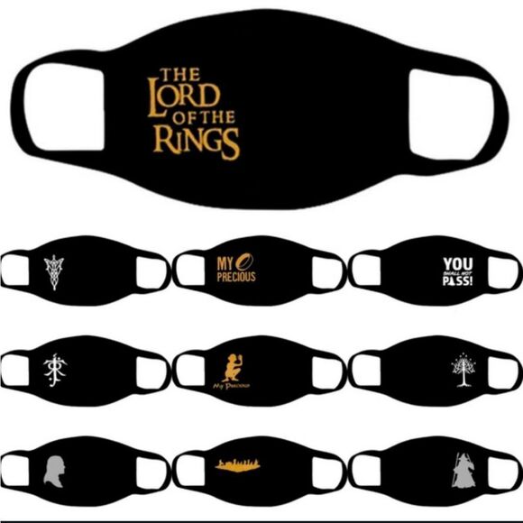 Make an offer 12 pieces  Lord of the Rings LOTR collectable face mask collection - Picture 1 of 15